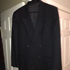 Givenchy double breasted peak lapel suit jacket
